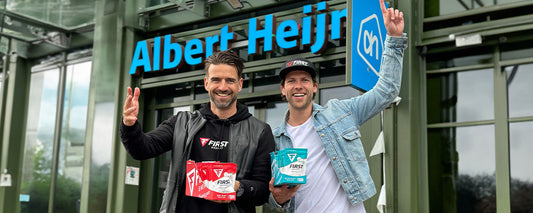 First Energy Gum now available at Albert Heijn in the sports nutrition shelf