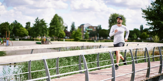 Mark Tuitert aan het Hardlopen in het Twiske